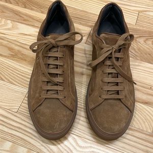 To Boot New York brown suede leather sneakers shoes NWOT